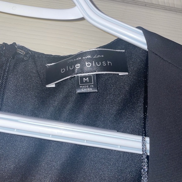 Black Blue Blush Romper - Picture 3 of 3